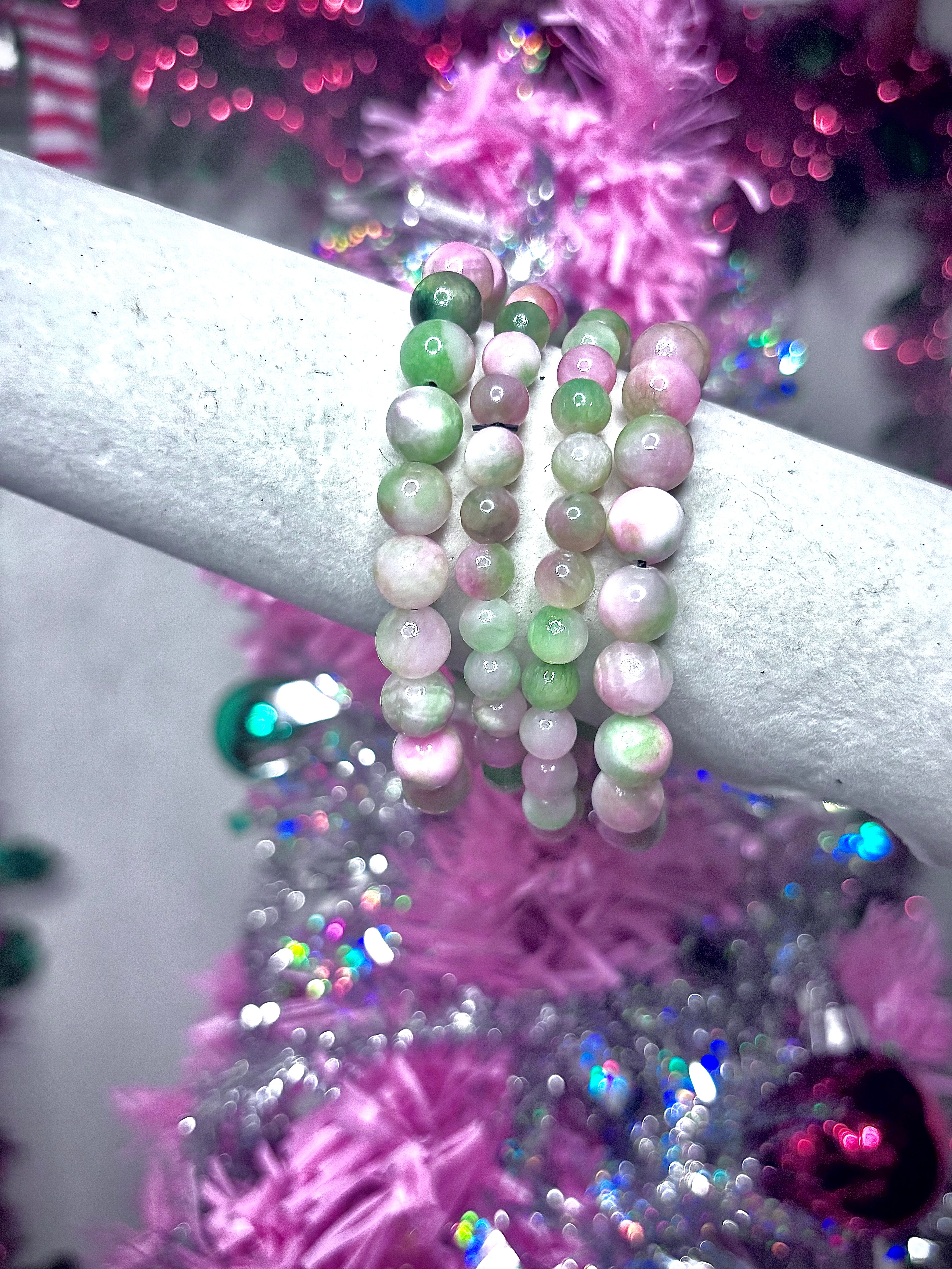 multicolored beaded bracelet