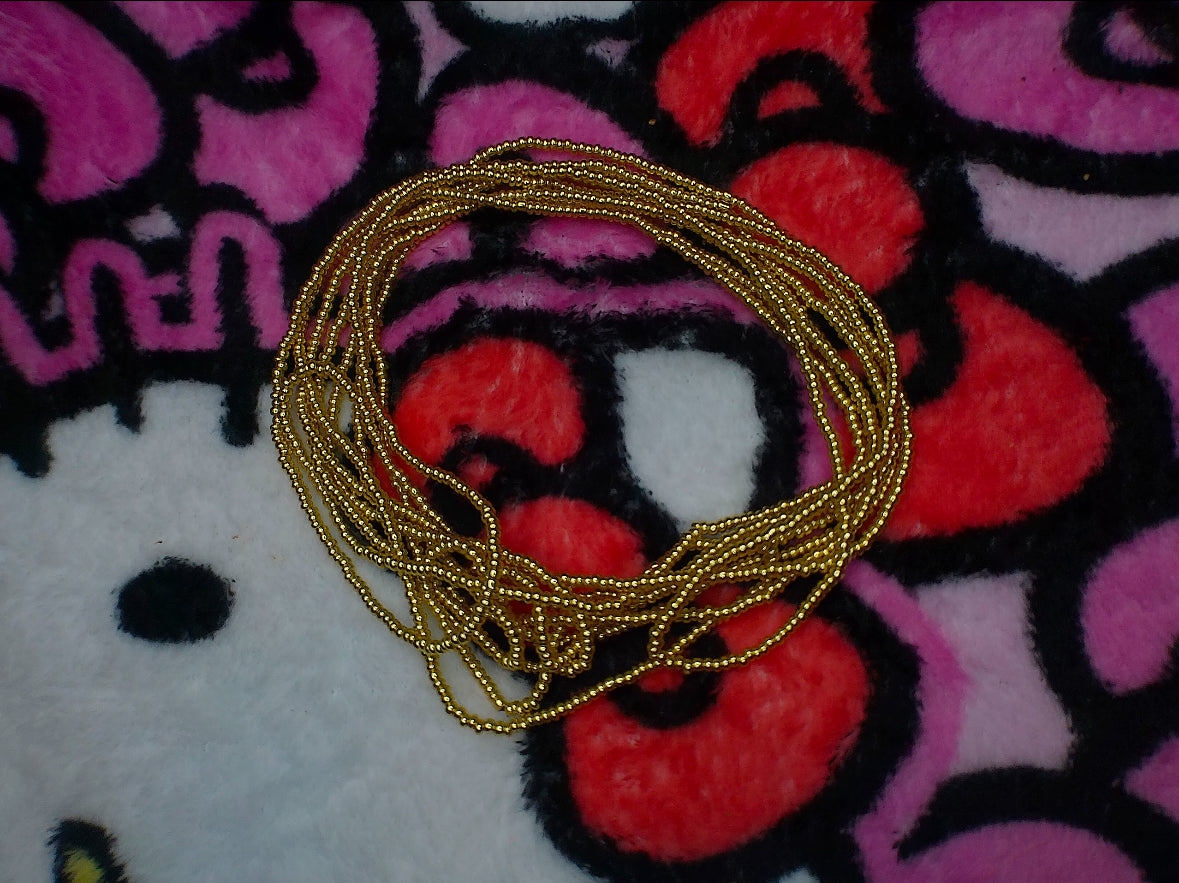 gold waistbead